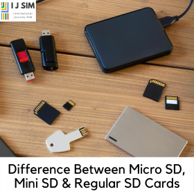 I J SIM SD cards